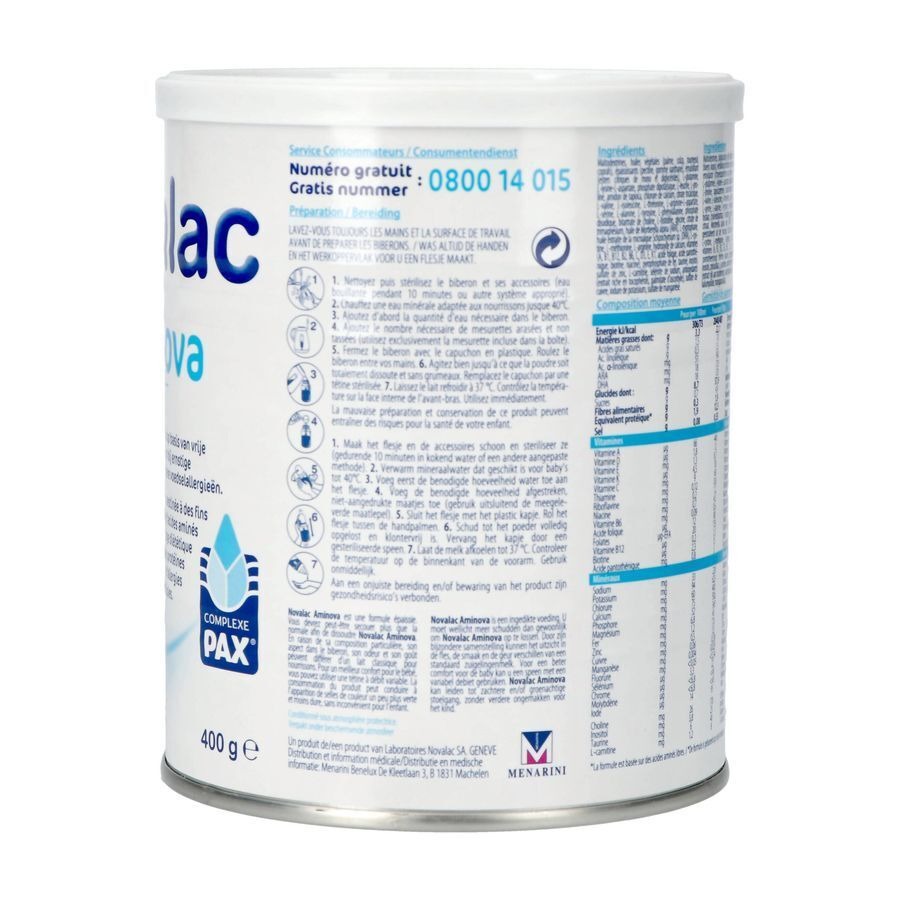 Novalac Aminova 0-36 Mois 400g
