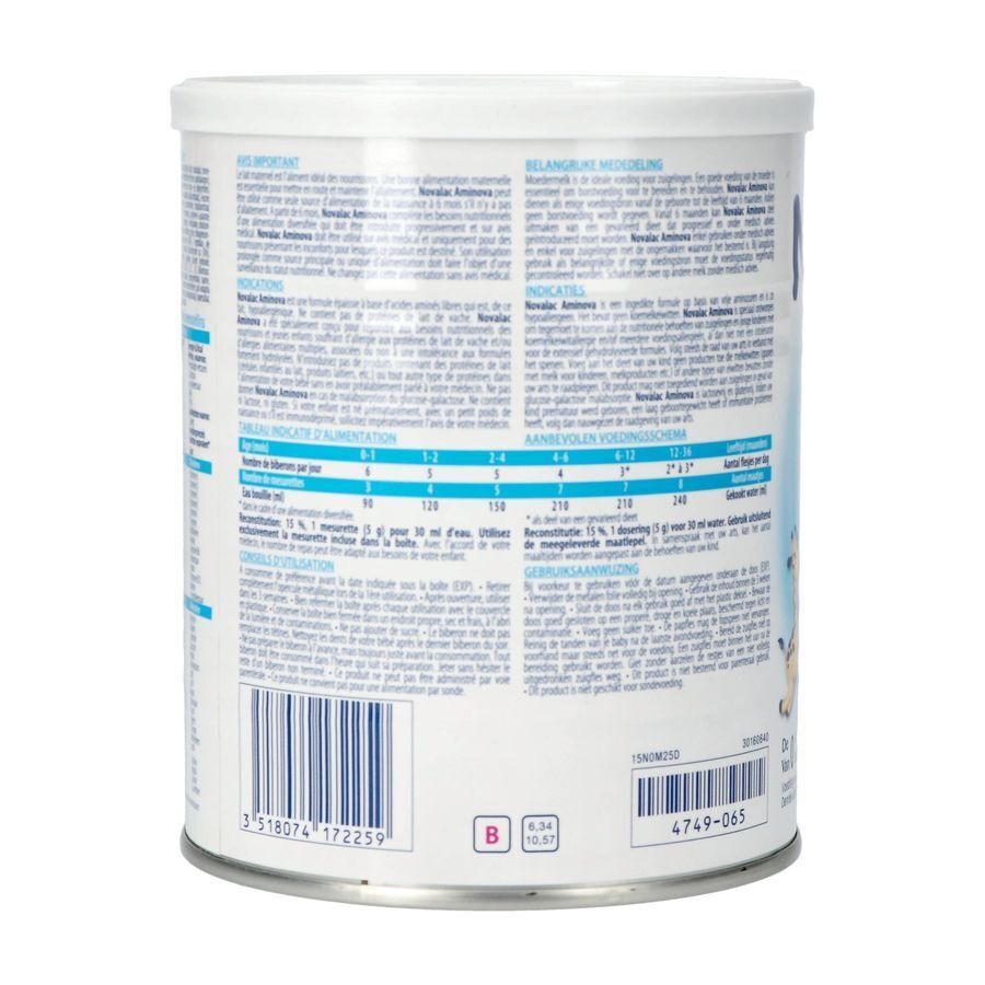Novalac Aminova 0-36 Mois 400g