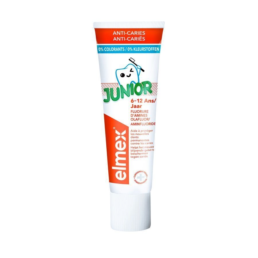 Elmex Anti-Cariës Junior Dentifrice 6-12 Ans 2x75ml