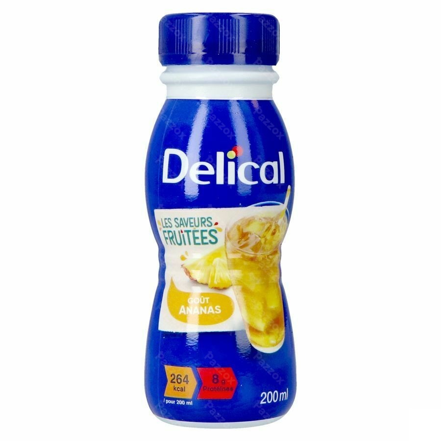 Delical Boisson Fruitee Ananas 4x200ml