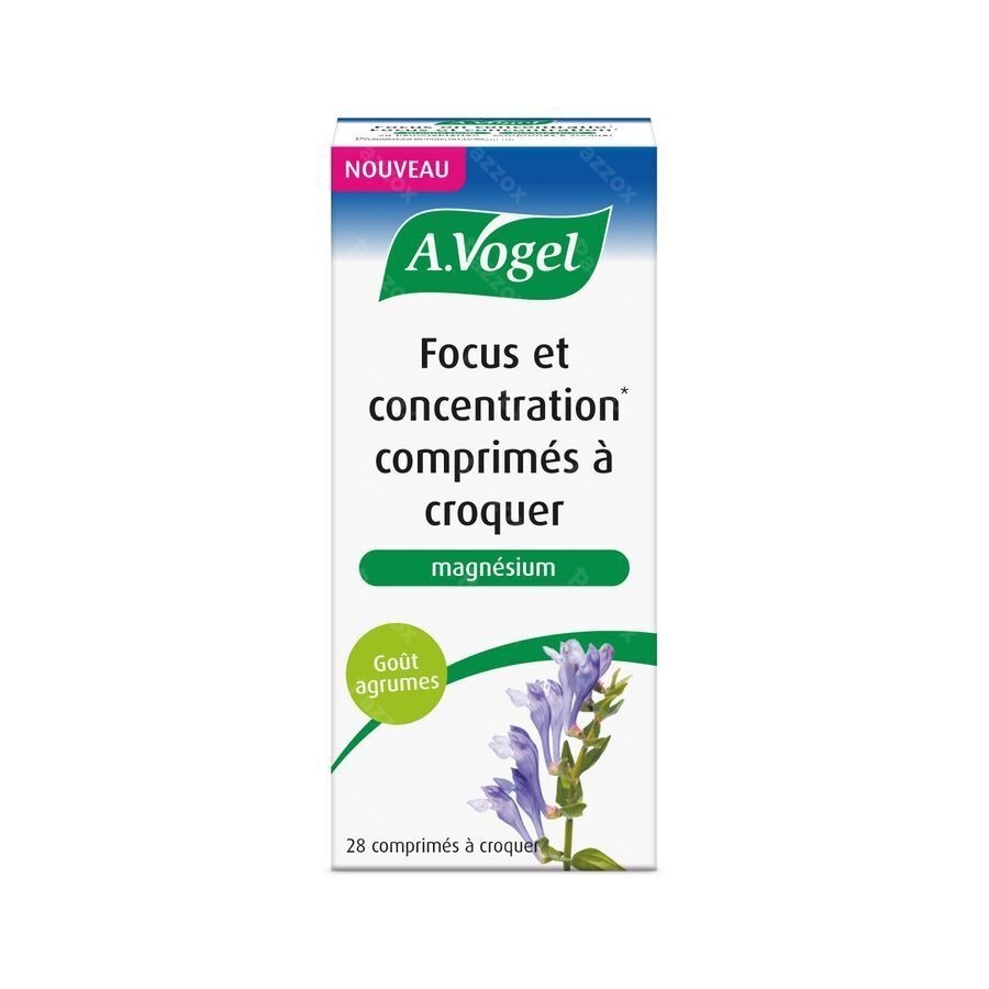 A.Vogel Focus et Concentration 28 Comprimés à Croquer