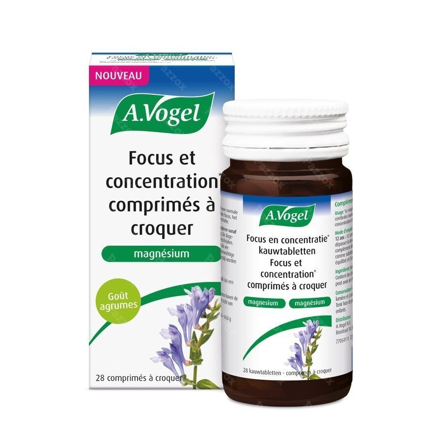A.Vogel Focus et Concentration 28 Comprimés à Croquer