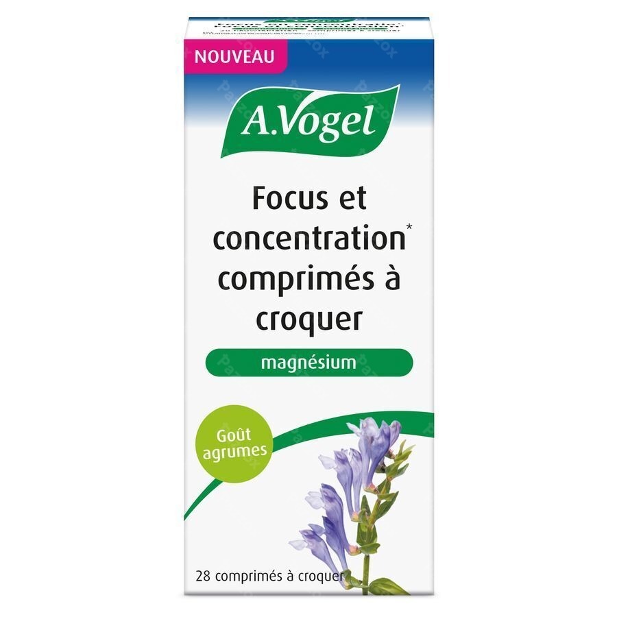A.Vogel Focus et Concentration 28 Comprimés à Croquer