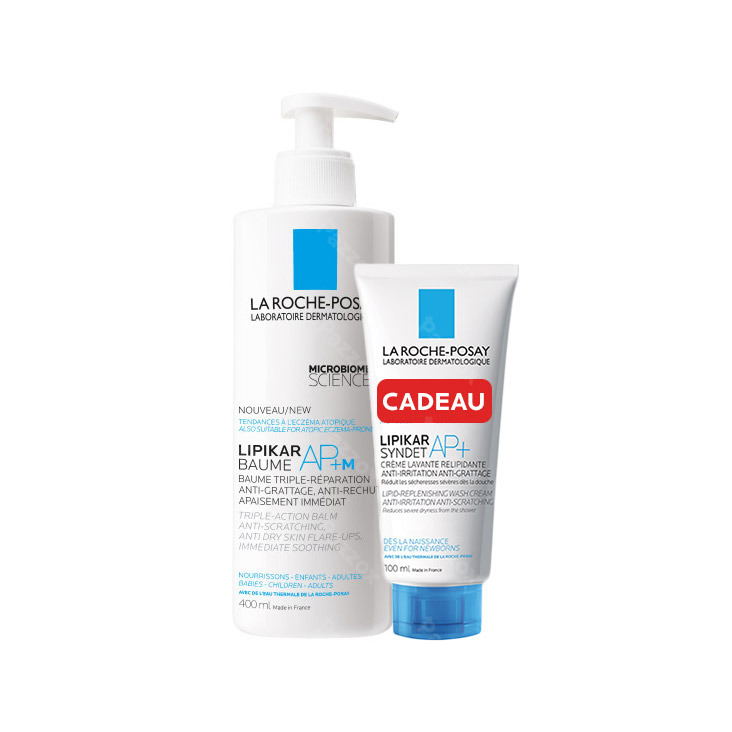 La Roche-Posay Lipikar Ap+m 400ml + Lipikar Syndet 100ml Gratuit