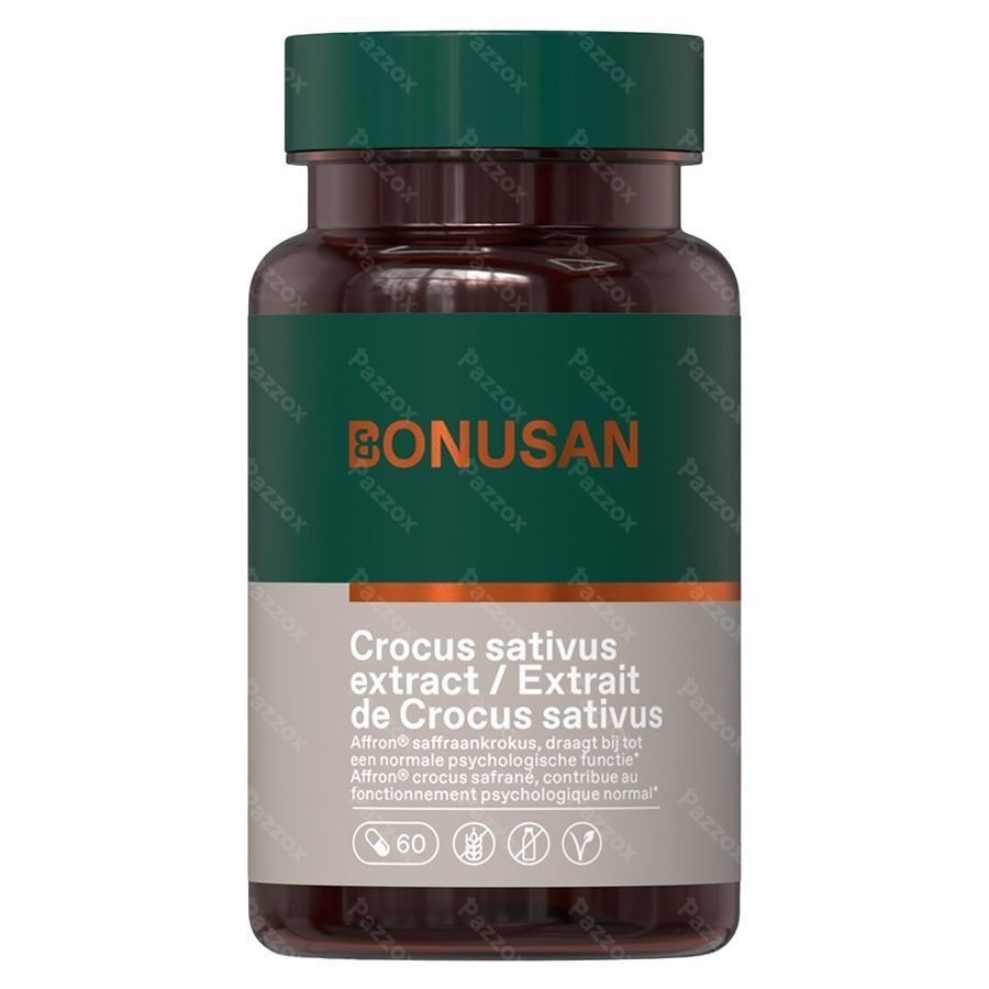 Bonusan Crocus Sativus Extract 60 Capsules