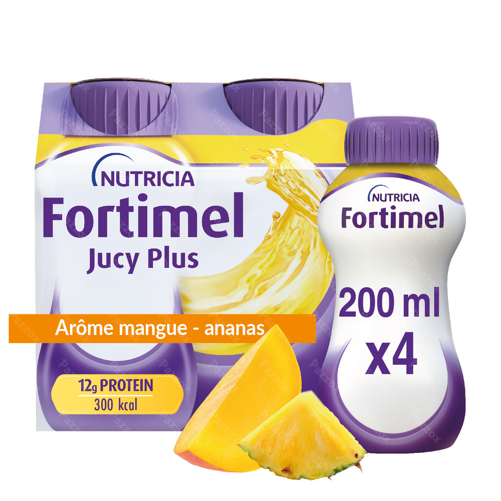 Fortimel Jucy Plus Mangue Ananas 4 x 200ml