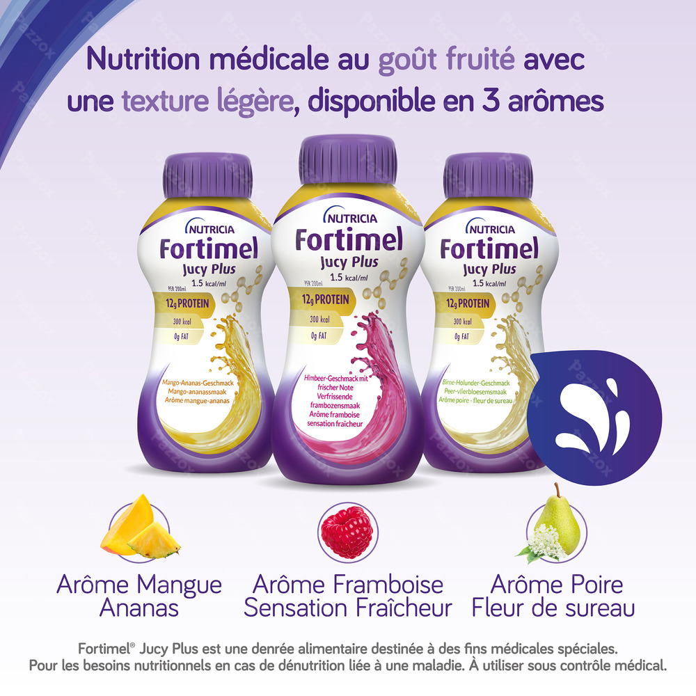 Fortimel Jucy Plus Framboise 4 x 200ml