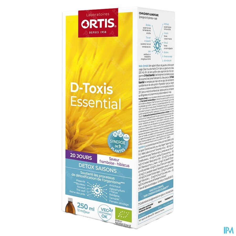 D Toxis Essential Detox Saisons Bio 250ml