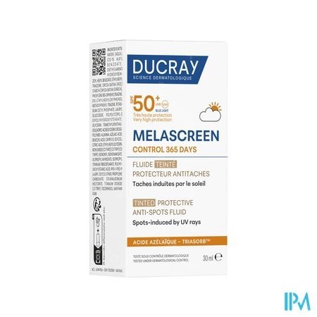 Ducray Melascreen Control 365days Spf50+ Tt 30ml