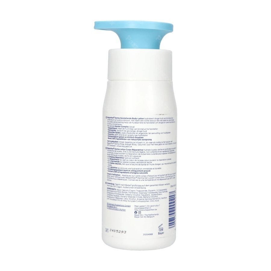 Bepanthen Derma Lotion Corps Reparatrice Fl 400ml