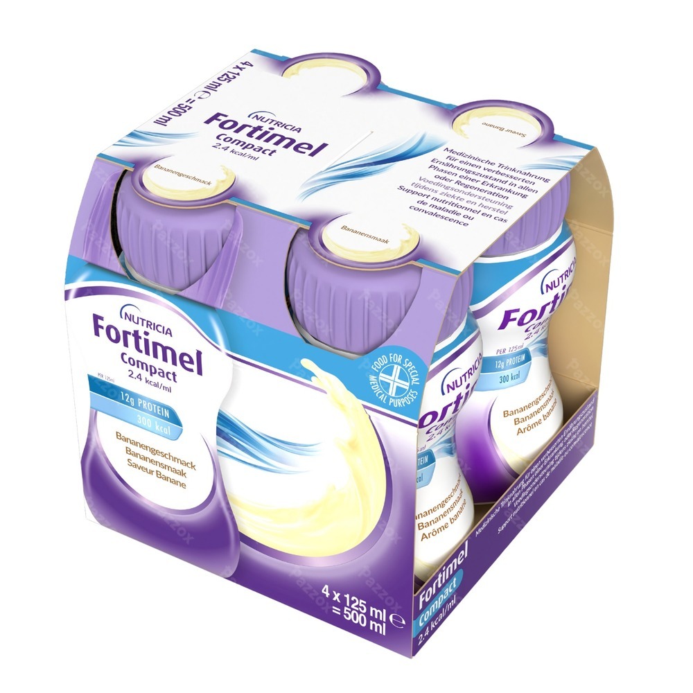 Fortimel Compact 2.4kcal Banane 4x125ml