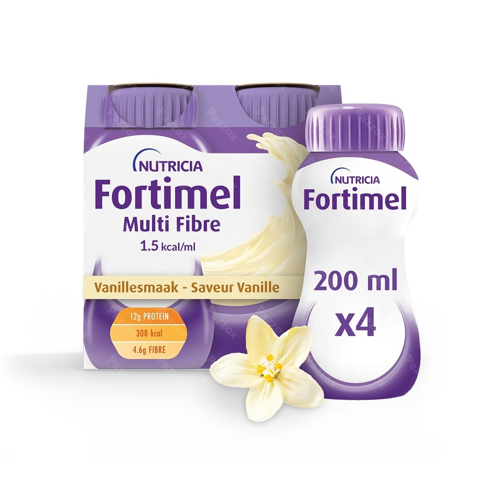 Fortimel Multifiber 1.5kcal Vanille 4x200ml