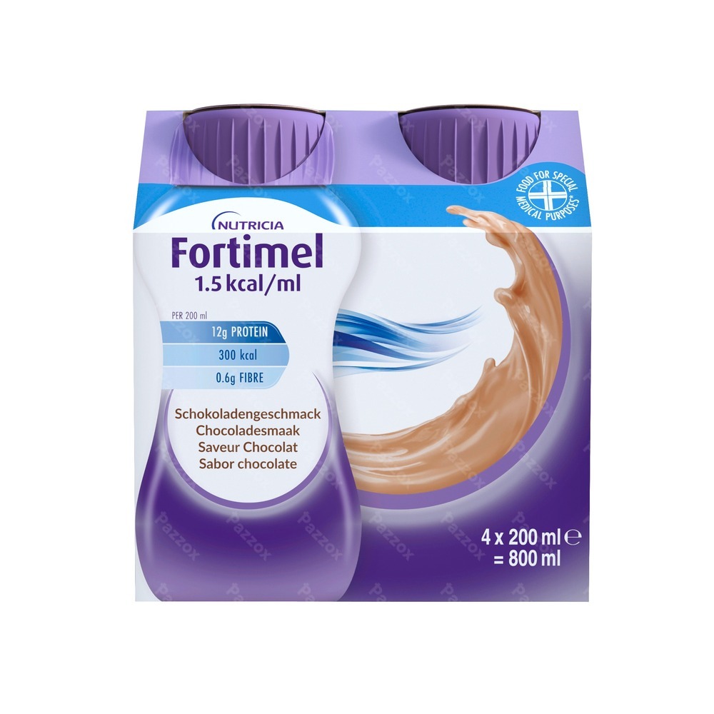 Fortimel 1.5kcal Chocolat 4x200ml