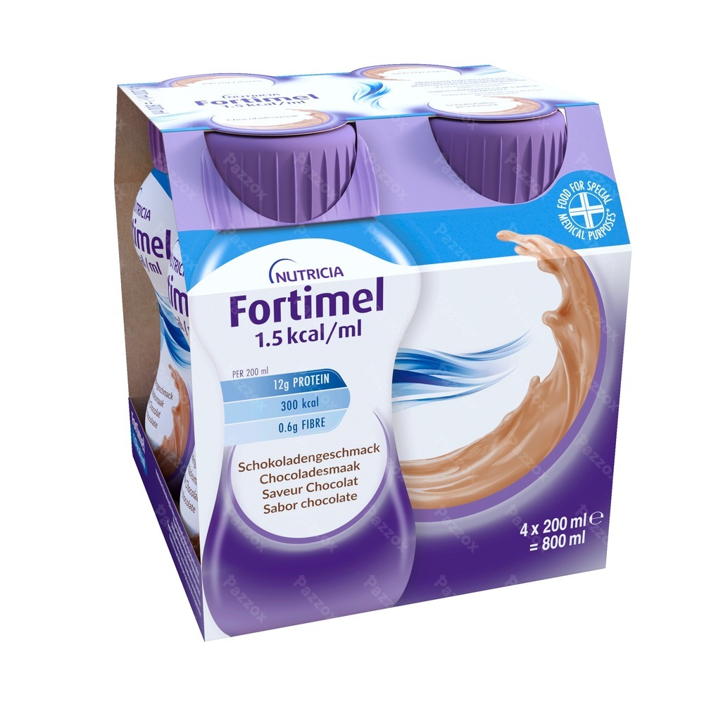 Fortimel 1.5kcal Chocolat 4x200ml