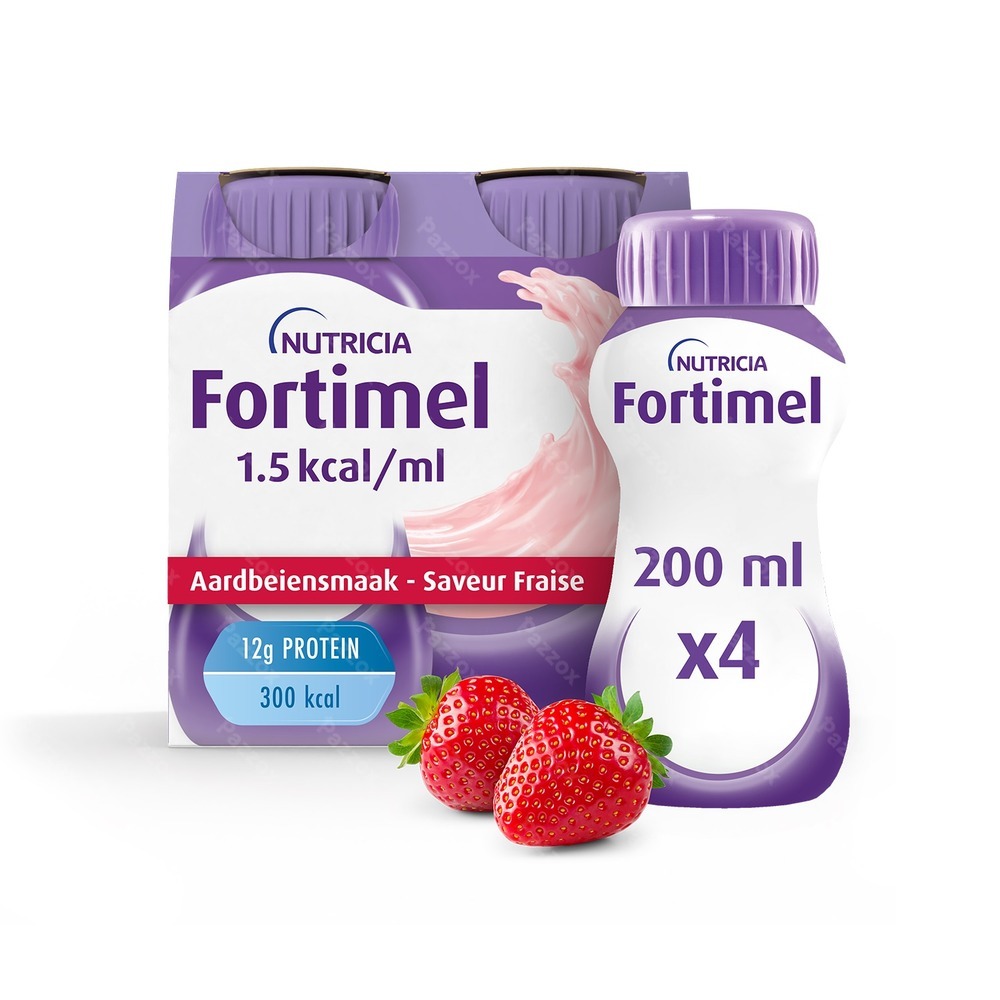 Fortimel 1.5kcal Fraise 4x200ml