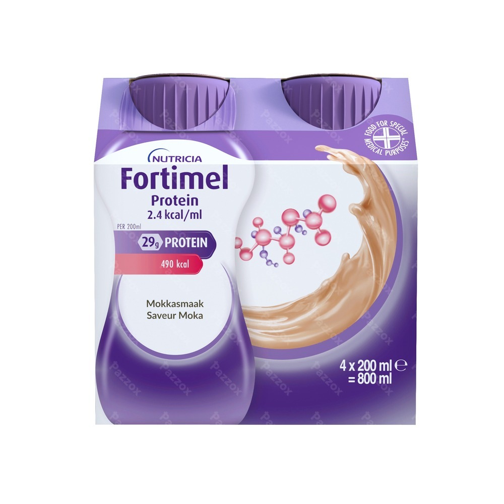 Fortimel Protein 2.4kcal Moccha 4x200ml