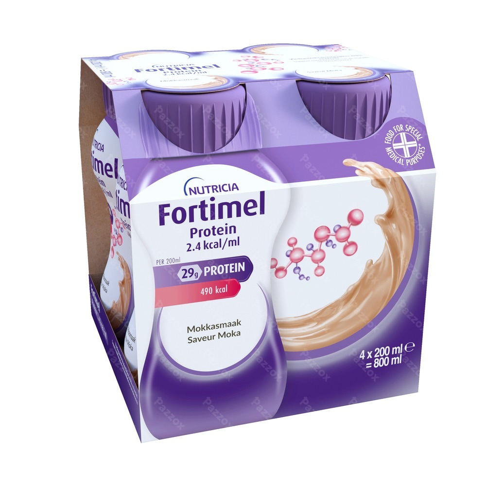 Fortimel Protein 2.4kcal Moccha 4x200ml