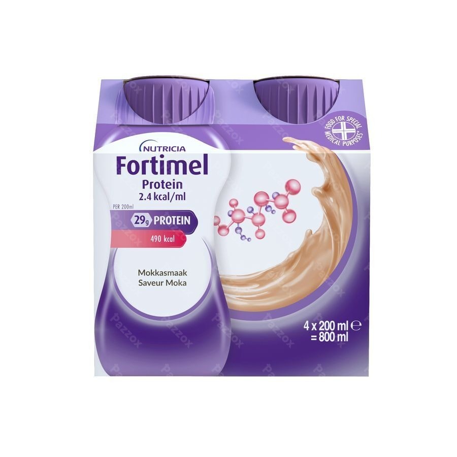 Fortimel Protein 2.4kcal Moccha 4x200ml