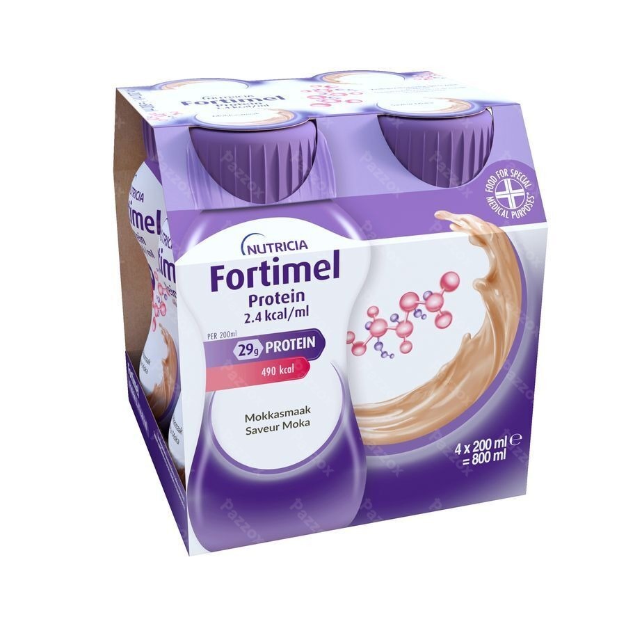 Fortimel Protein 2.4kcal Moccha 4x200ml