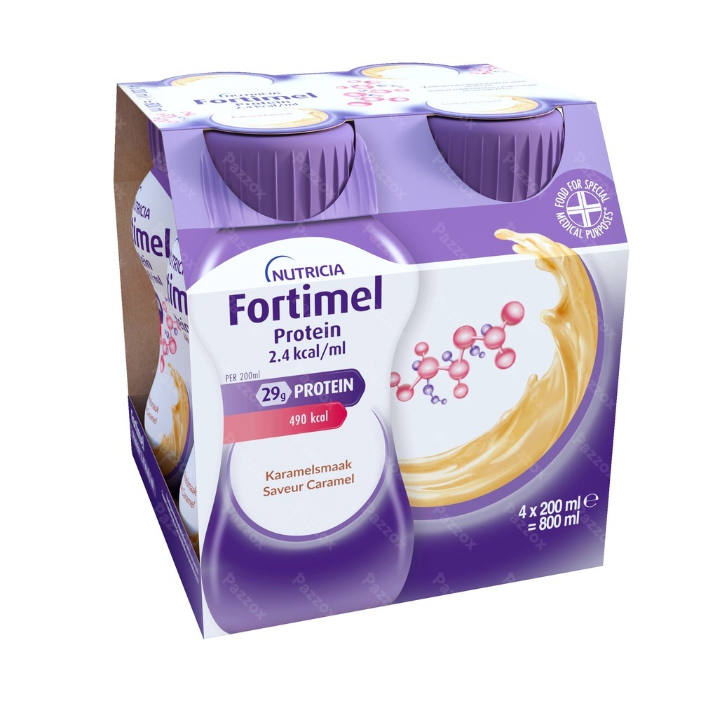 Fortimel Protein 2.4kcal Caramel 4x200ml