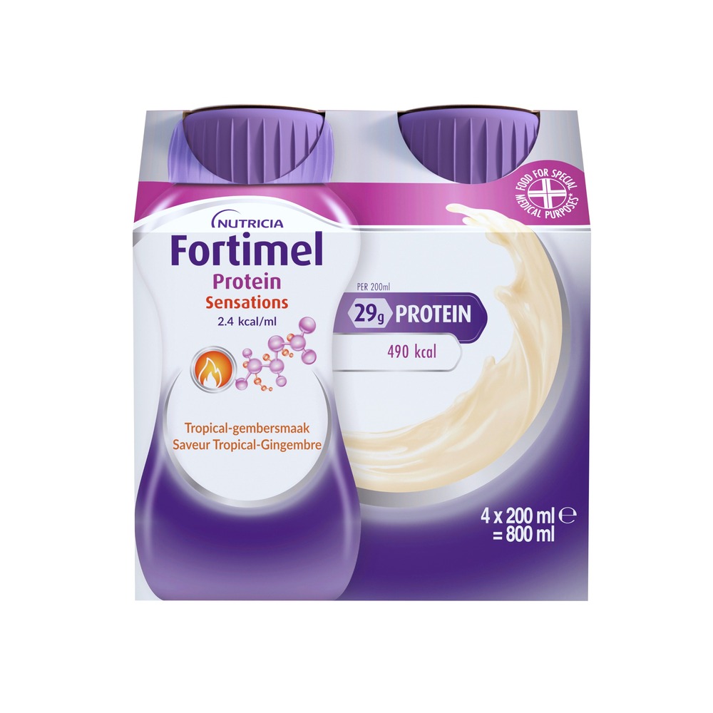 Fortimel Protein 2.4kcal Gingembre Epice 4x200ml