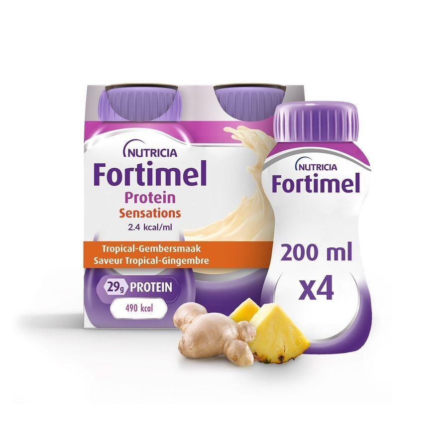 Fortimel Protein 2.4kcal Gingembre Epice 4x200ml