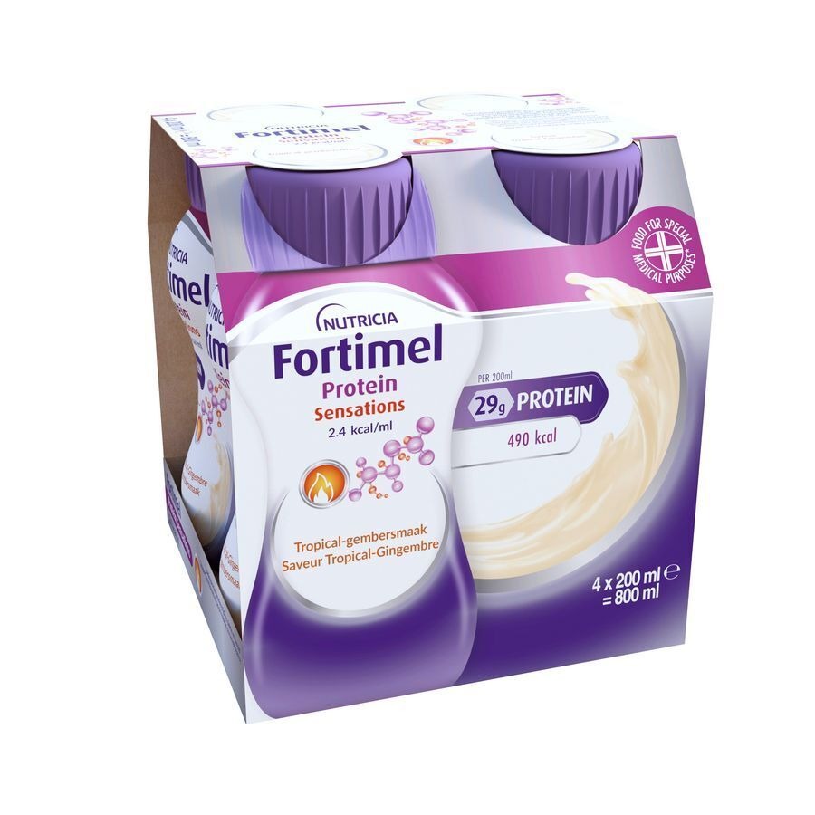 Fortimel Protein 2.4kcal Gingembre Epice 4x200ml