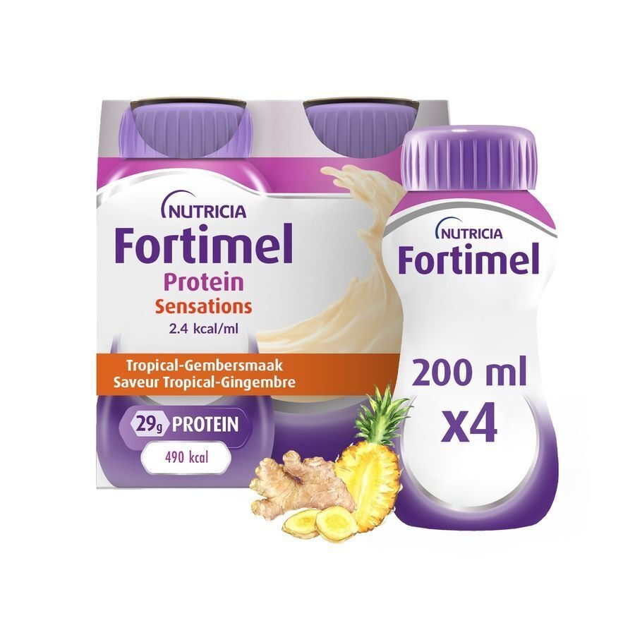 Fortimel Protein 2.4kcal Gingembre Epice 4x200ml
