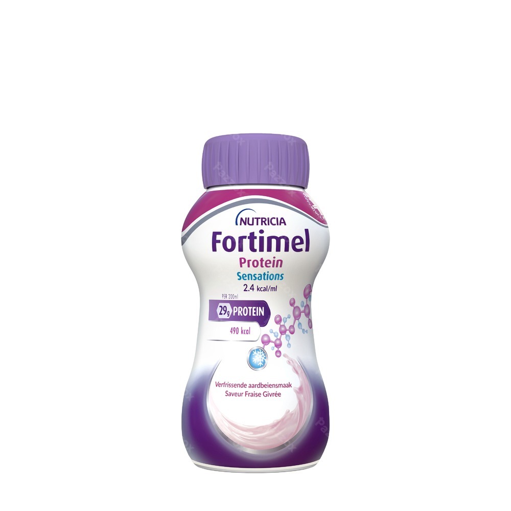 Fortimel Protein 2.4kcal Fraise Frais 4x200ml