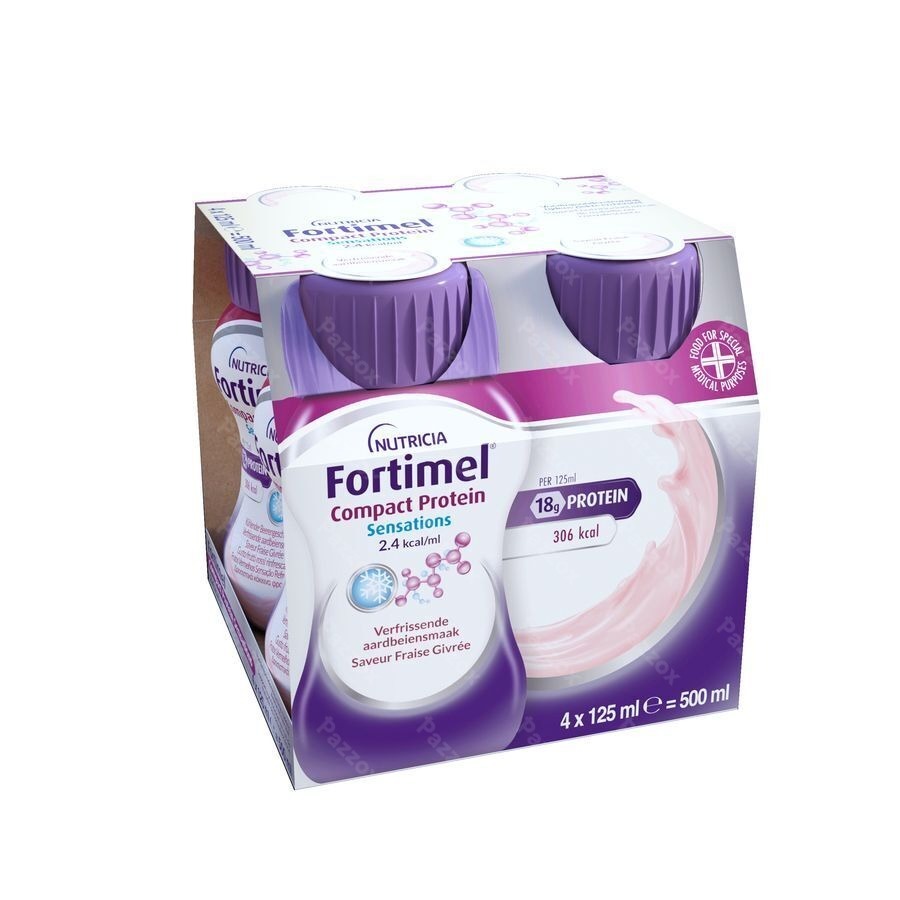 Fortimel Protein 2.4kcal Fraise Frais 4x200ml