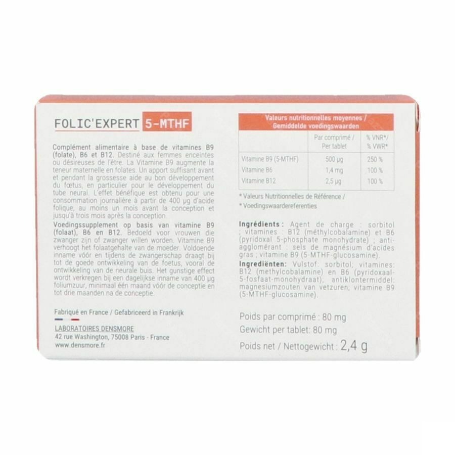 Folic'expert Comp 30