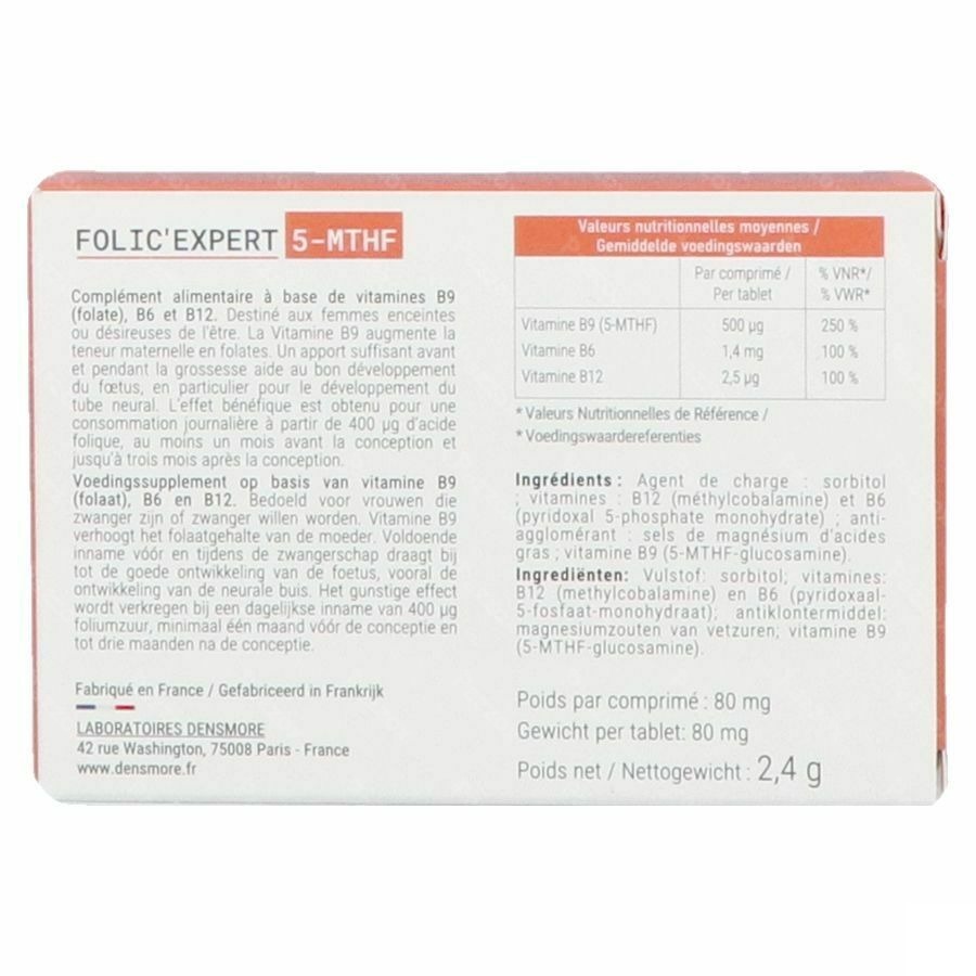 Folic'expert Comp 30