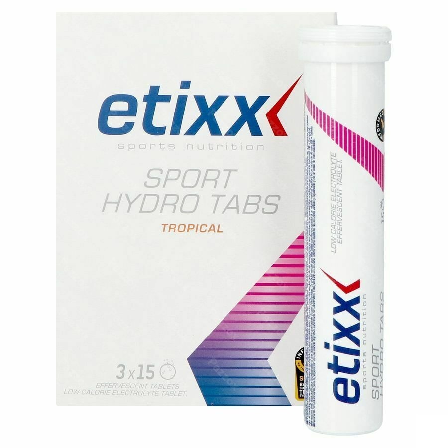 Etixx Sport Hydro Tab Tropical Comp Efferv. 3x15