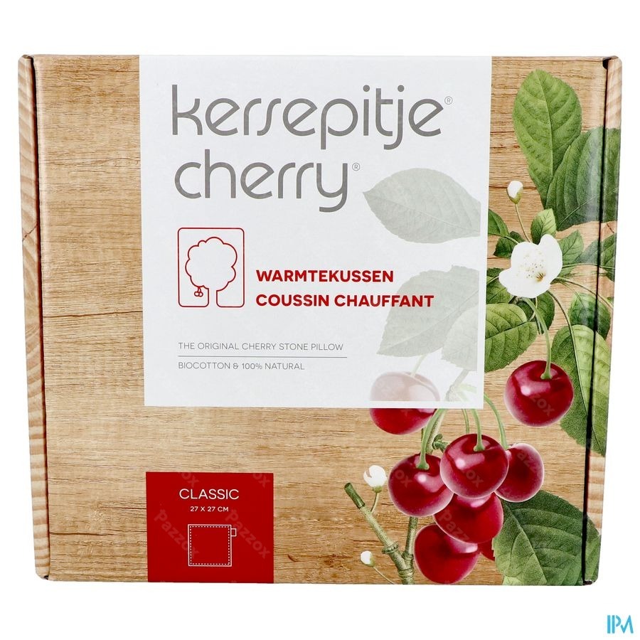 Kersepitje Coussin Chauffant Classic Ecru 27x27cm