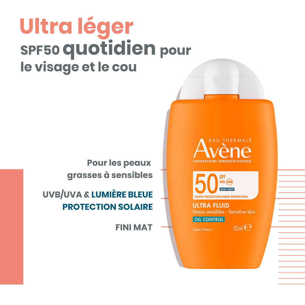 Avène Ultra Fluid Oil Control SPF50 50ml