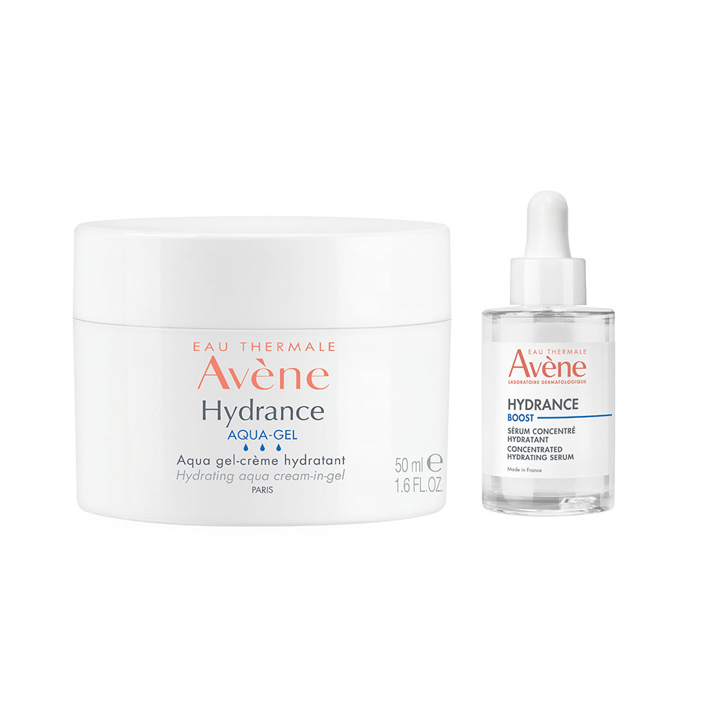 Avène Hydrance Aqua-Gel 50ml + Hydrance Boost Serum 10ml Gratuit