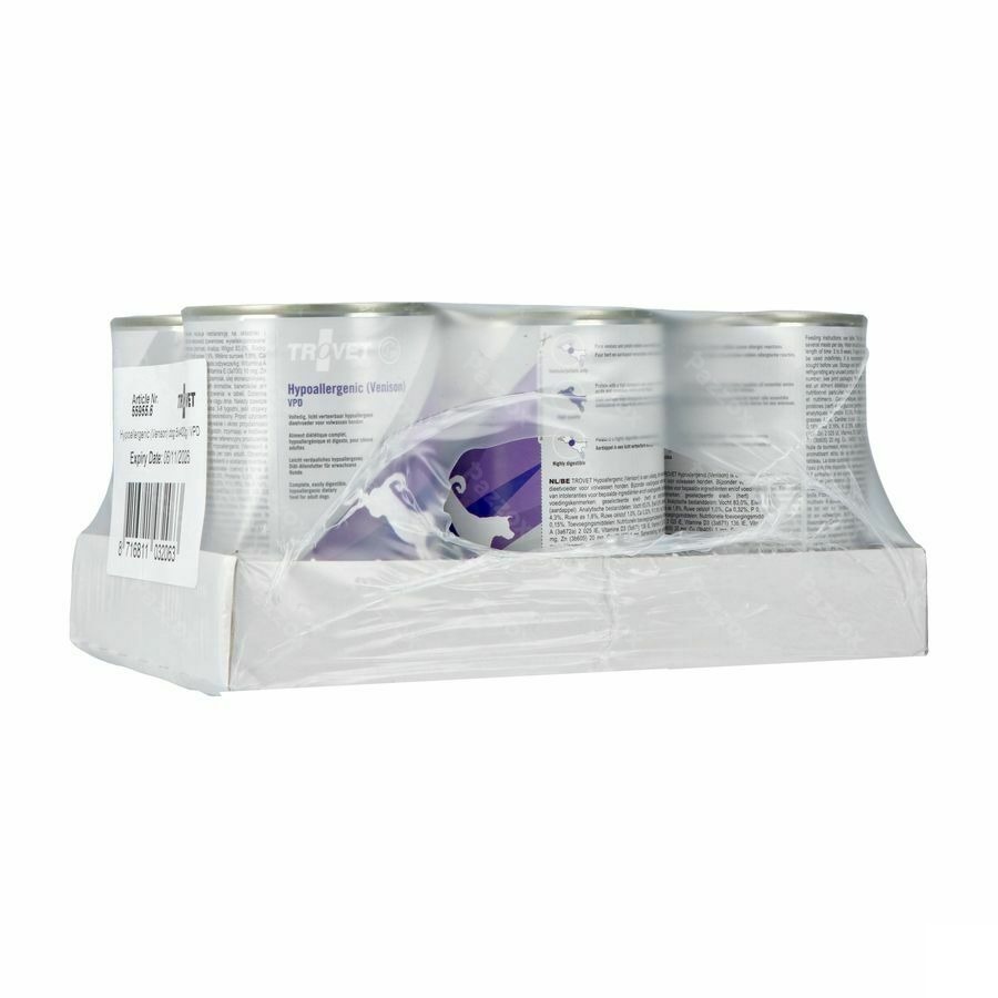 Trovet Vpd Hypoallergenic Chien 6x400g Vmd