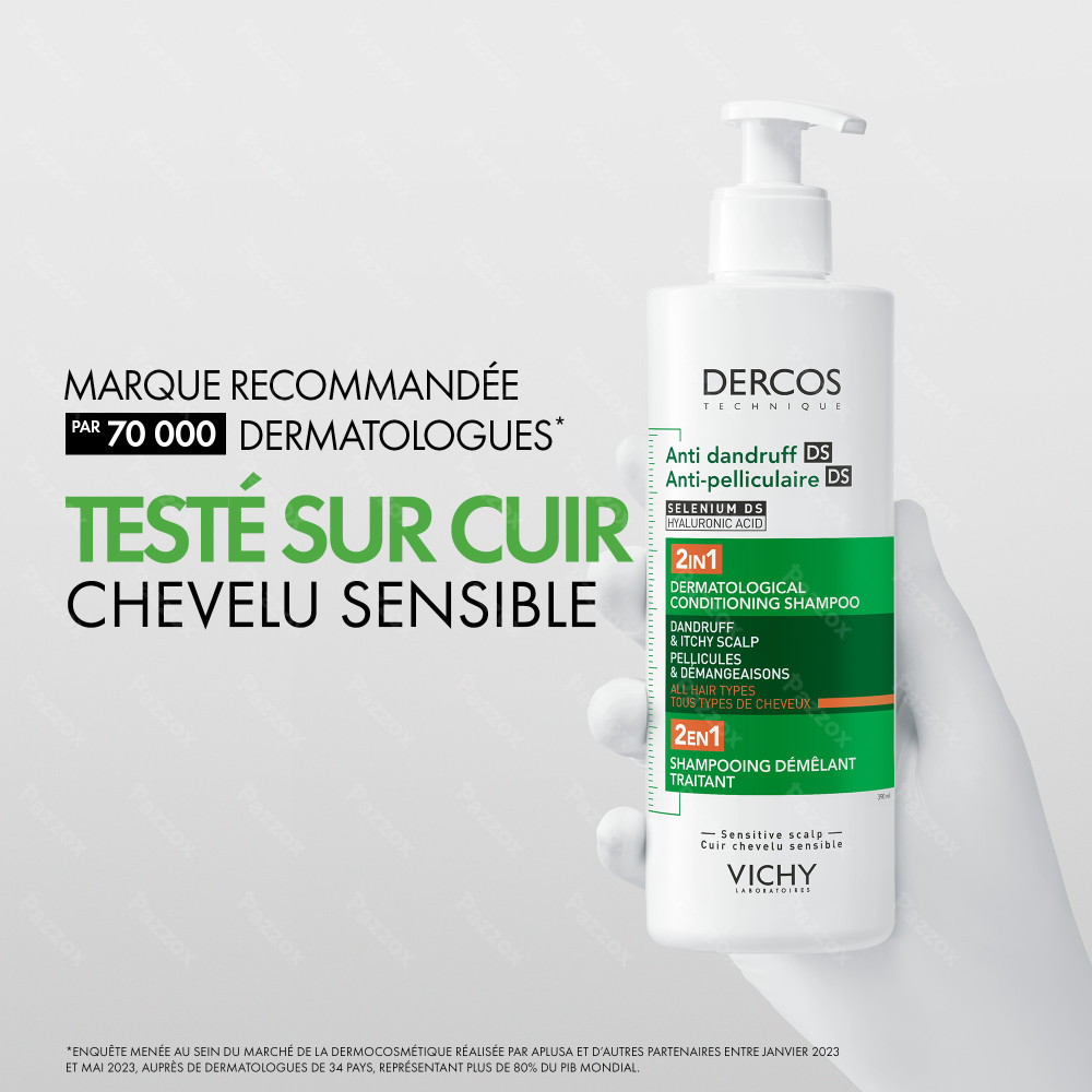 Vichy Dercos 2en1 Shampooing+conditioner 390ml