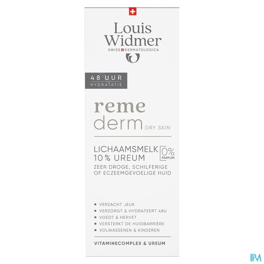Louis Widmer Remederm Lait Corporel 10% Ureum Sans Parfum 200ml