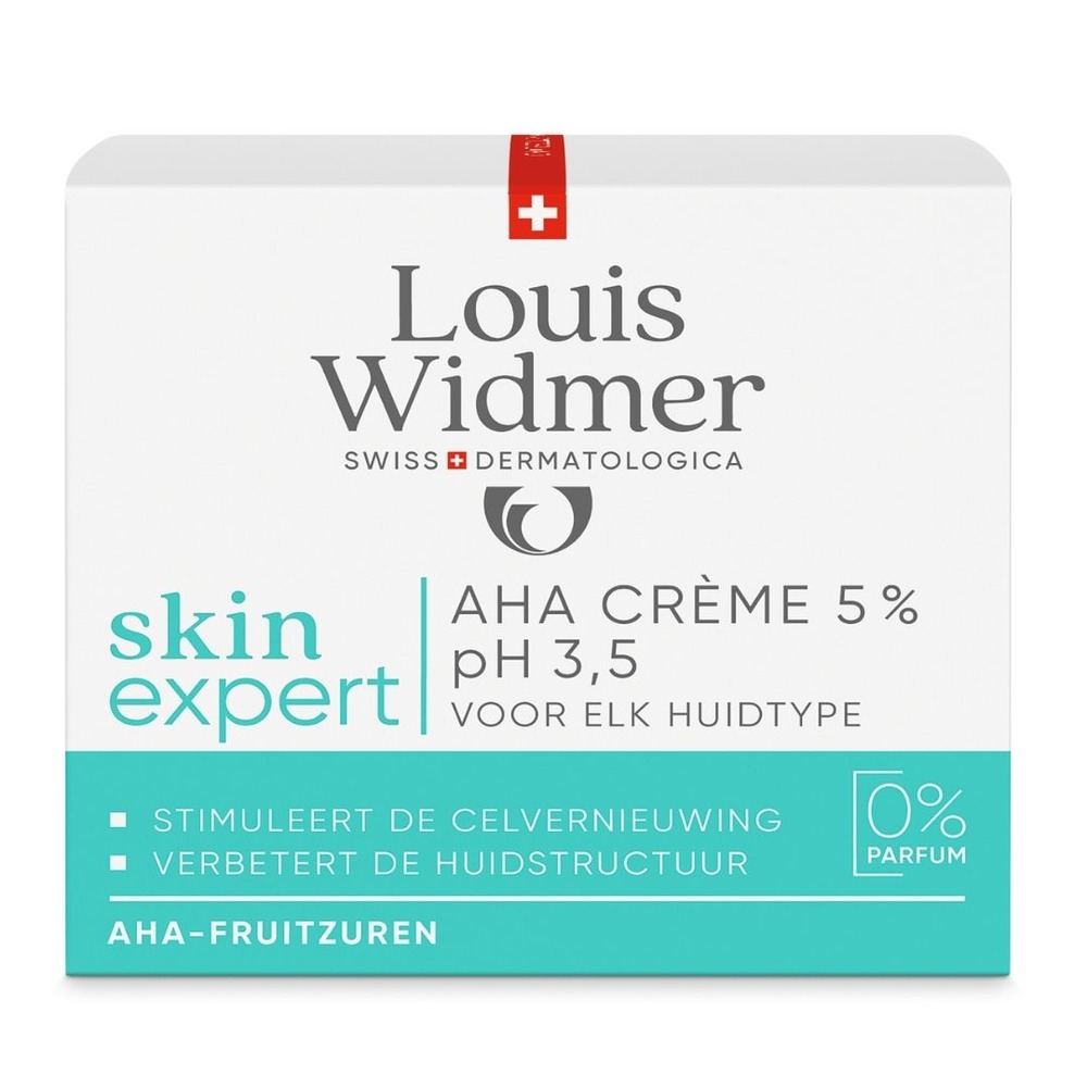 Louis Widmer Skin Expert AHA Crème 5% Sans Parfum 50ml