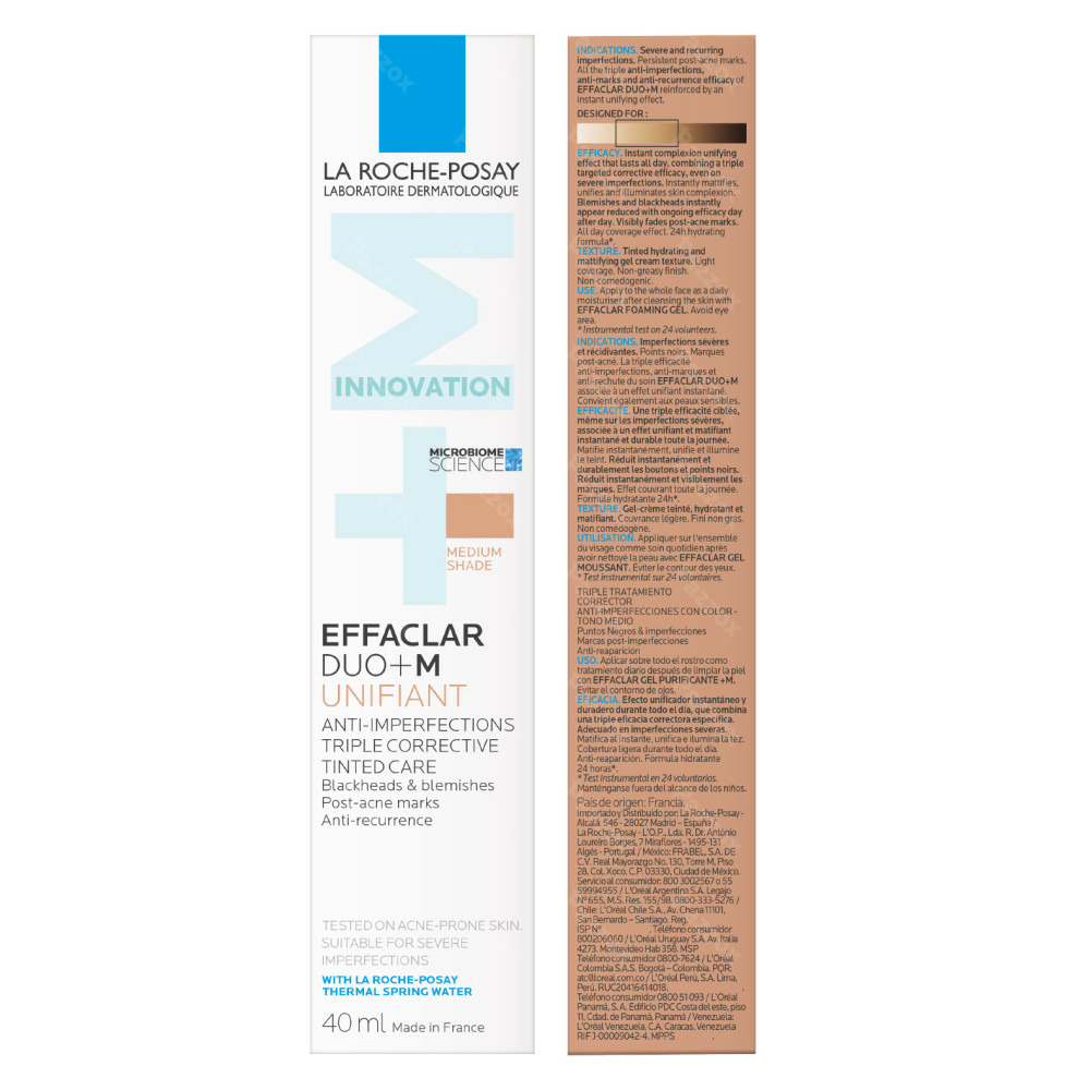La Roche-Posay Effaclar Duo +M Crème Unifiant Medium 40ml