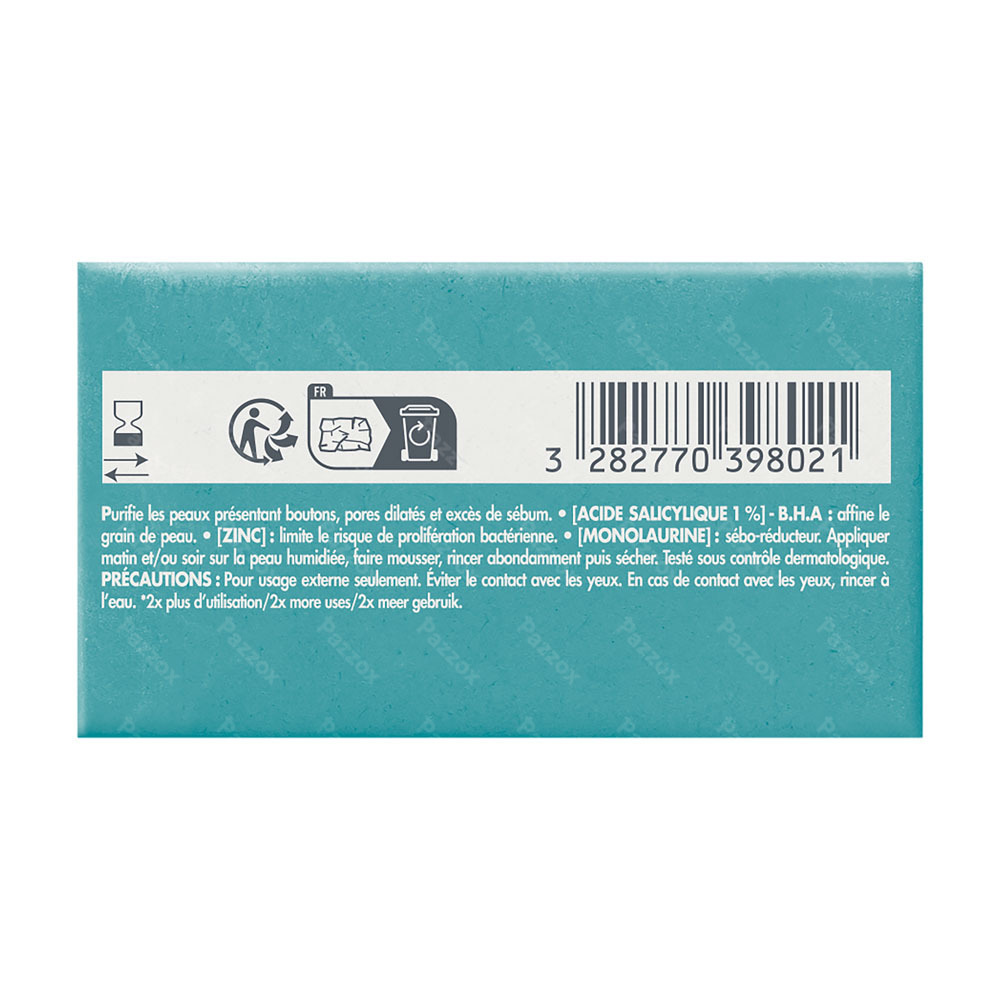 Avène Cleanance Nettoyant solide désincrustant, Peau grasse,  imperfections 100g