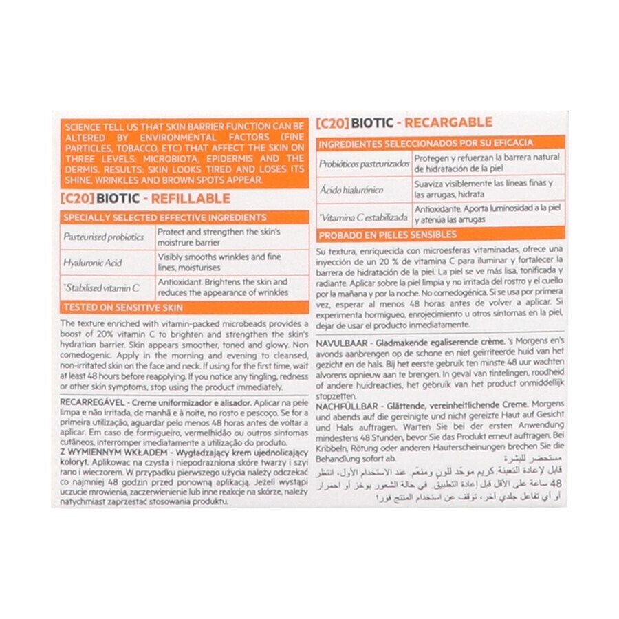 SVR Biotic C20 Crème Rechargeable 50ml