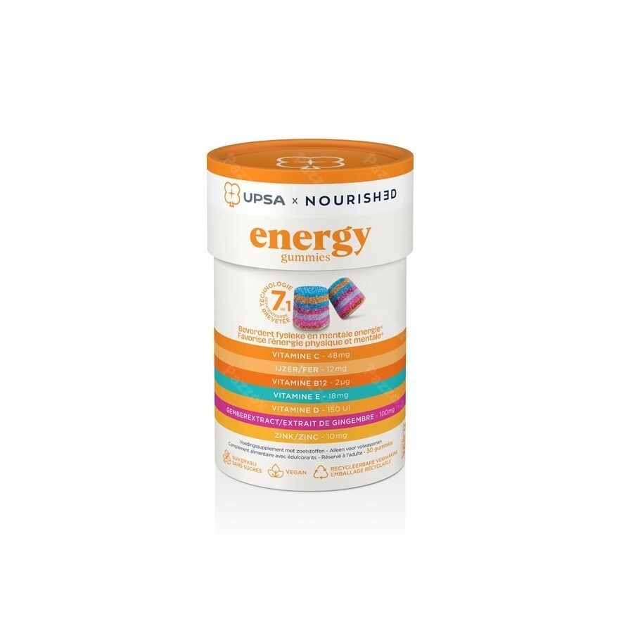 Upsa Nourished Energy 30 Gommes