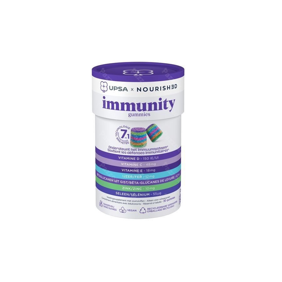 Upsa Nourished Immunity Gommes 30