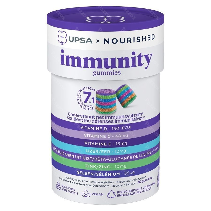 Upsa Nourished Immunity Gommes 30