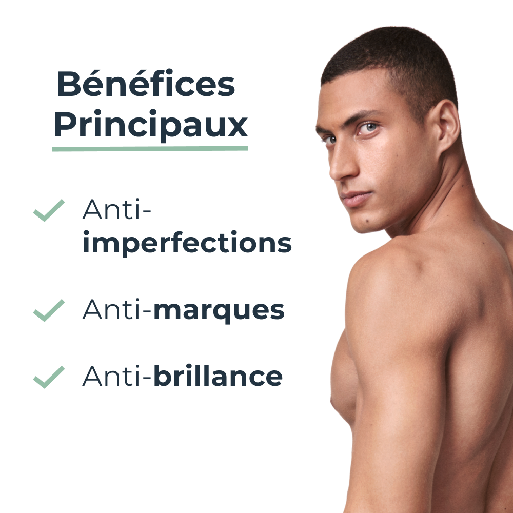 Eucerin DermoPure Gel Nettoyant Triple Action Marques Post-Acné Peau à Imperfections 400ml