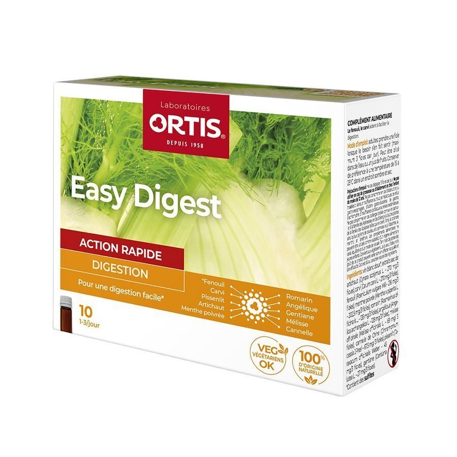 Ortis Easy Digest Shots 10x15ml