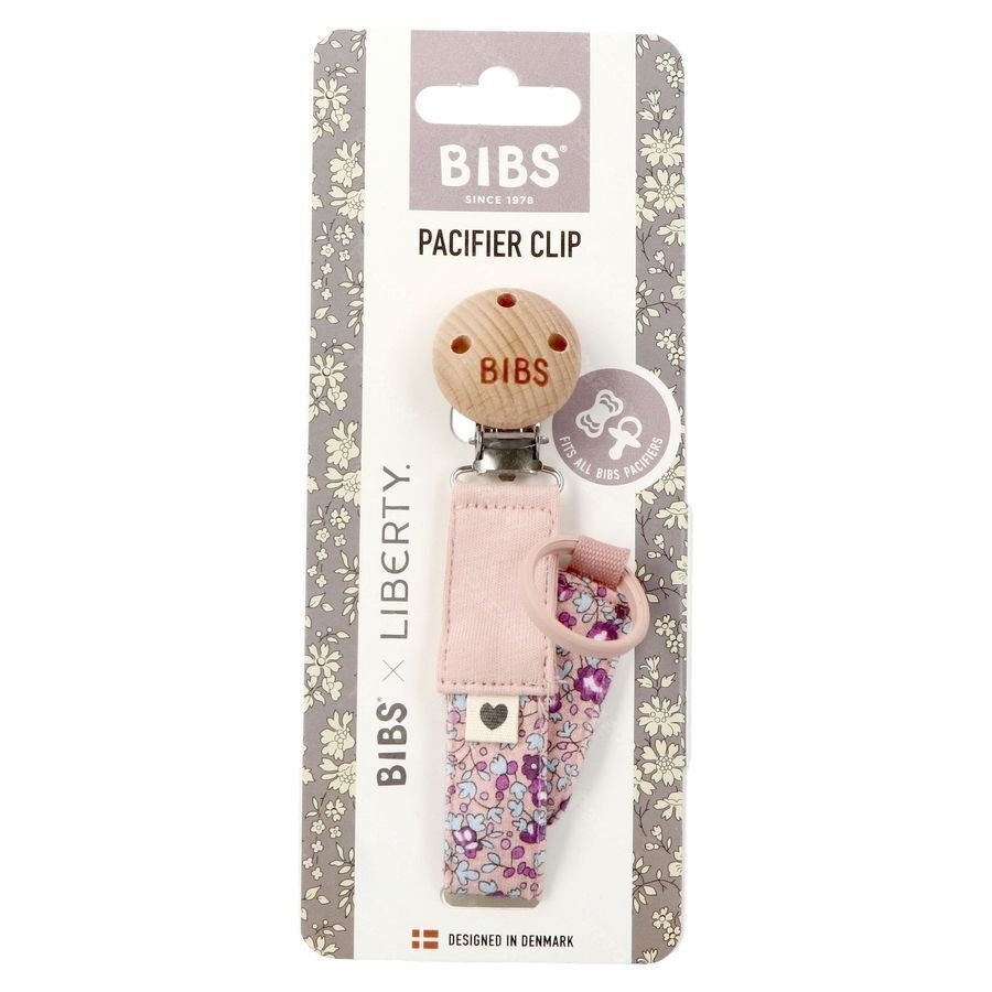 Bibs Attache Sucette Liberty Blush