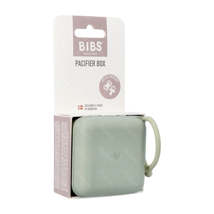 Bibs Pacifier Box Sucette Sage